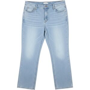Seven7 Loose Straight Jeans 22W Plus Size NWT Light Wash